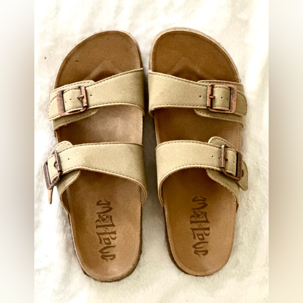 Womens ladies Mad Love footbed sandal sz 7